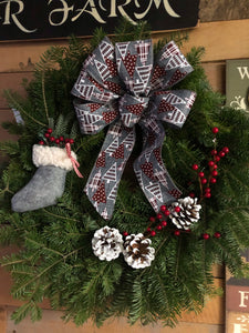 12” Wreath Premium Decorated