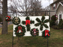Load image into Gallery viewer, Handmade Cross Wreath With Bow
