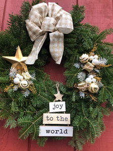 12” Wreath Premium Decorated